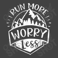 Run More Worry Less Camp And Travel Gift Vintage T-shirt | Artistshot