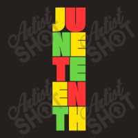 Juneteenth Typography Design Tank Top | Artistshot