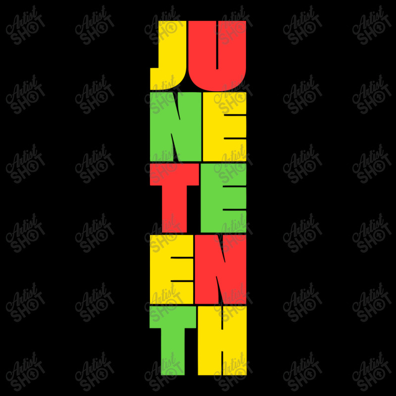 Juneteenth Typography Design V-neck Tee | Artistshot