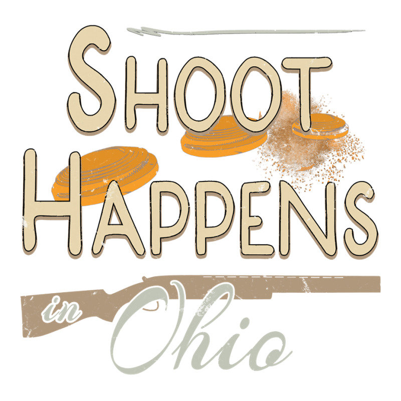 Clay Target Shooting Ohio Shirt Long Sleeve Skeet Trap Sticker | Artistshot