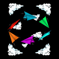 Cool Kids Colorful Paper Plane  Funny Origami Airplane Gift T Shirt Pocket T-shirt | Artistshot