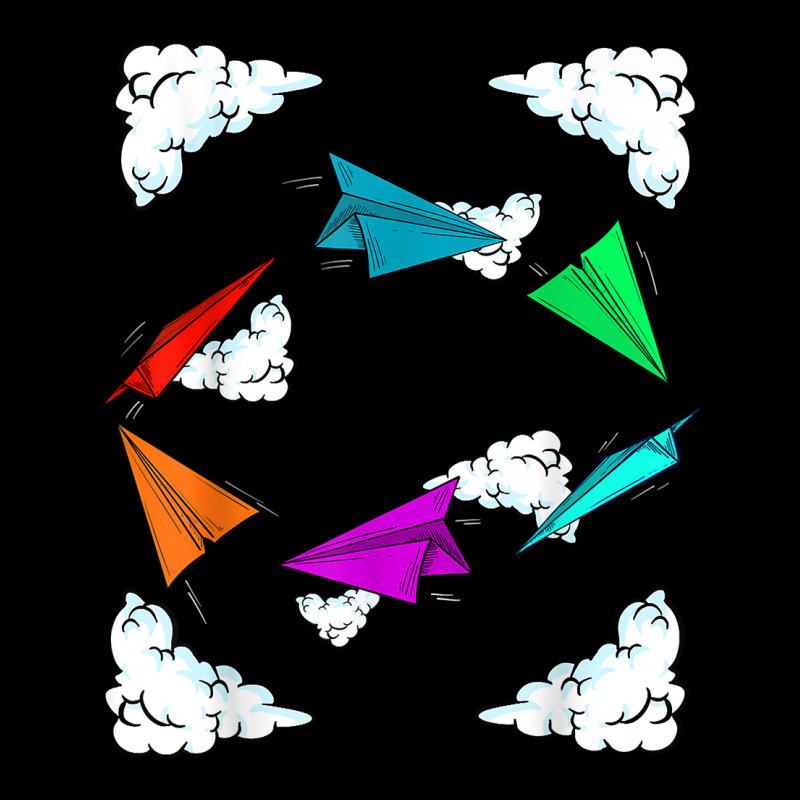 Cool Kids Colorful Paper Plane  Funny Origami Airplane Gift T Shirt Pocket T-shirt | Artistshot