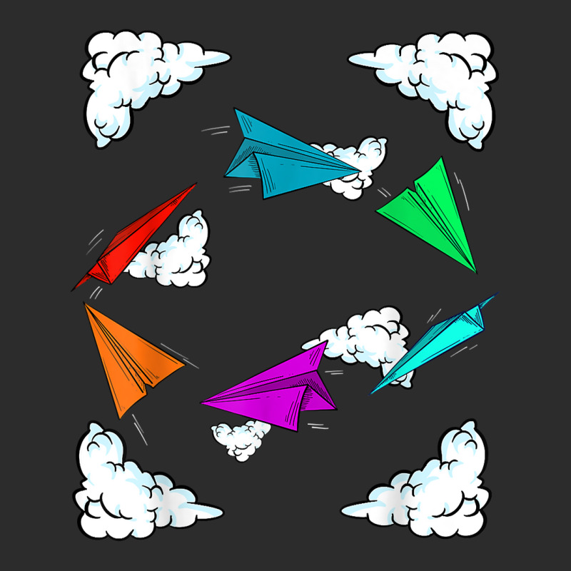 Cool Kids Colorful Paper Plane  Funny Origami Airplane Gift T Shirt Exclusive T-shirt | Artistshot