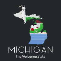 Michigan Proud State Motto The Wolverine State T Shirt Crewneck Sweatshirt | Artistshot