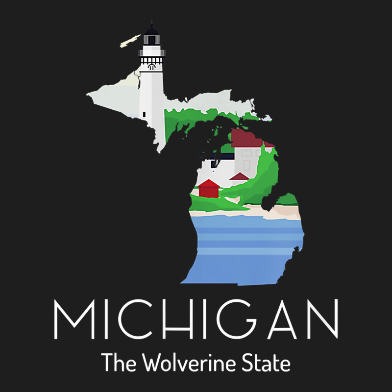 Michigan Proud State Motto The Wolverine State T Shirt Classic T-shirt | Artistshot