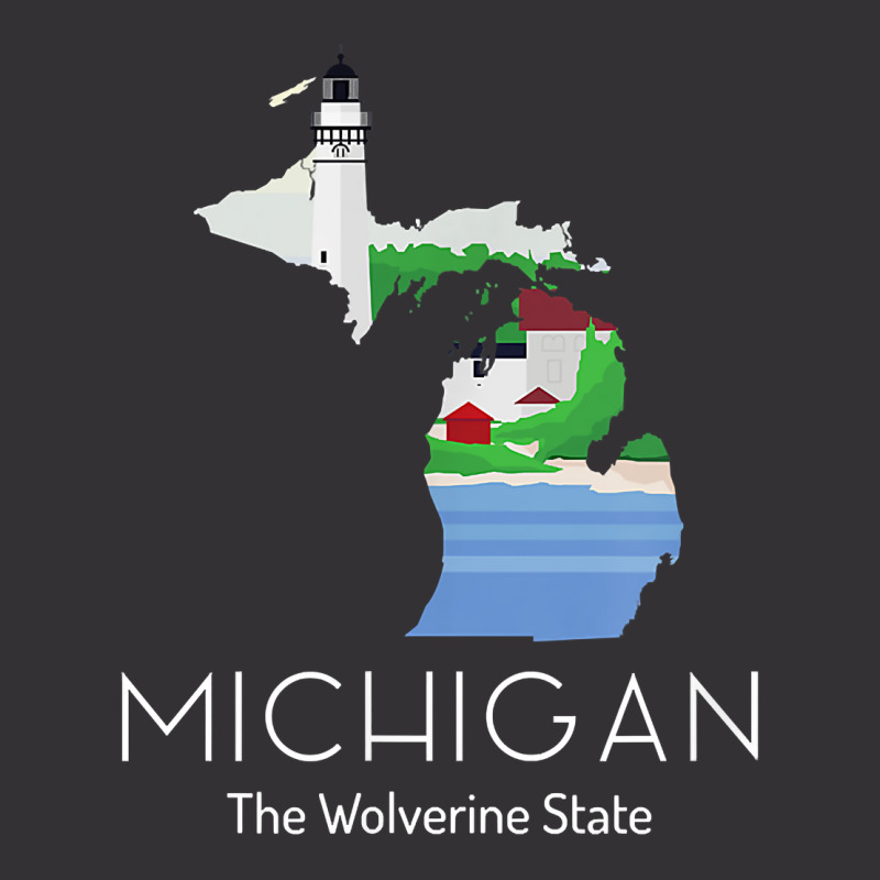 Michigan Proud State Motto The Wolverine State T Shirt Vintage Short | Artistshot