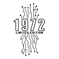 Birthday Year 1972 Limited Edition Gaming Gift Nerd Computer T Shirt Long Sleeve Shirts | Artistshot