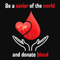 Be A Savior Of The World And Donate Blood T Shirt Crop Top | Artistshot