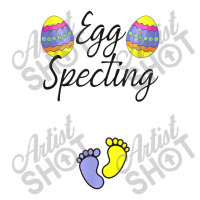 Somebunny Is Eggspecting Bunny Ears Easter Pregnancy Reveal Women's V-neck T-shirt | Artistshot