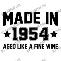 Made In 1954 Aged Like A Fine Wine V-neck Tee | Artistshot