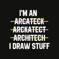 Funny Architect  - Jobs Gift Occupation Scorecard Crop Tee | Artistshot