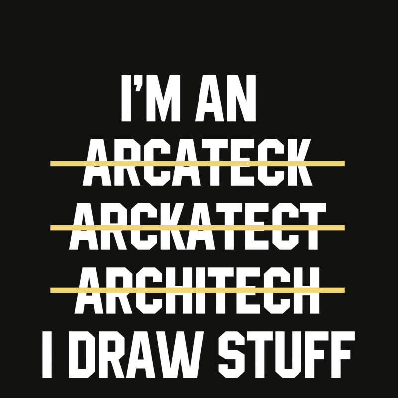 Funny Architect  - Jobs Gift Occupation Scorecard Crop Tee by Diogo Calheiros | Artistshot