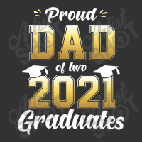 Proud Dad Of Two 2021 Graduates Shirt Senior 21 Twins Gift T Shirt Baby Bodysuit | Artistshot