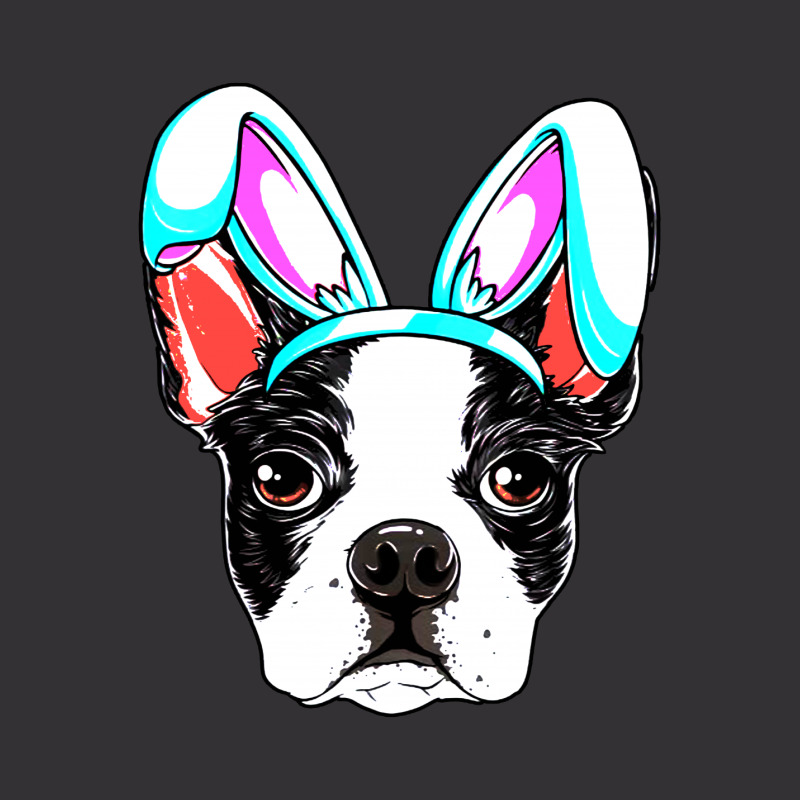 Boston Terrier Easter Bunny Ears Funny Boys Vintage Hoodie | Artistshot