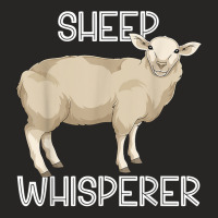 Funny Sheep Whisperer Farm Animal Farmer Farming Sheep T Shirt Ladies Fitted T-shirt | Artistshot