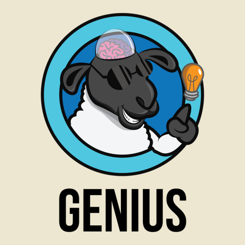 Genius Sheep Cropped Hoodie by s4rt4 | Artistshot