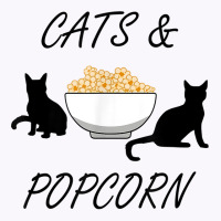 Popcorn And Cats Cute Kitty Pop Corn Eating T Shirt Tank Top | Artistshot