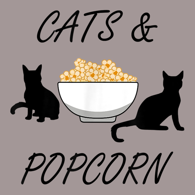 Popcorn And Cats Cute Kitty Pop Corn Eating T Shirt Vintage Short | Artistshot