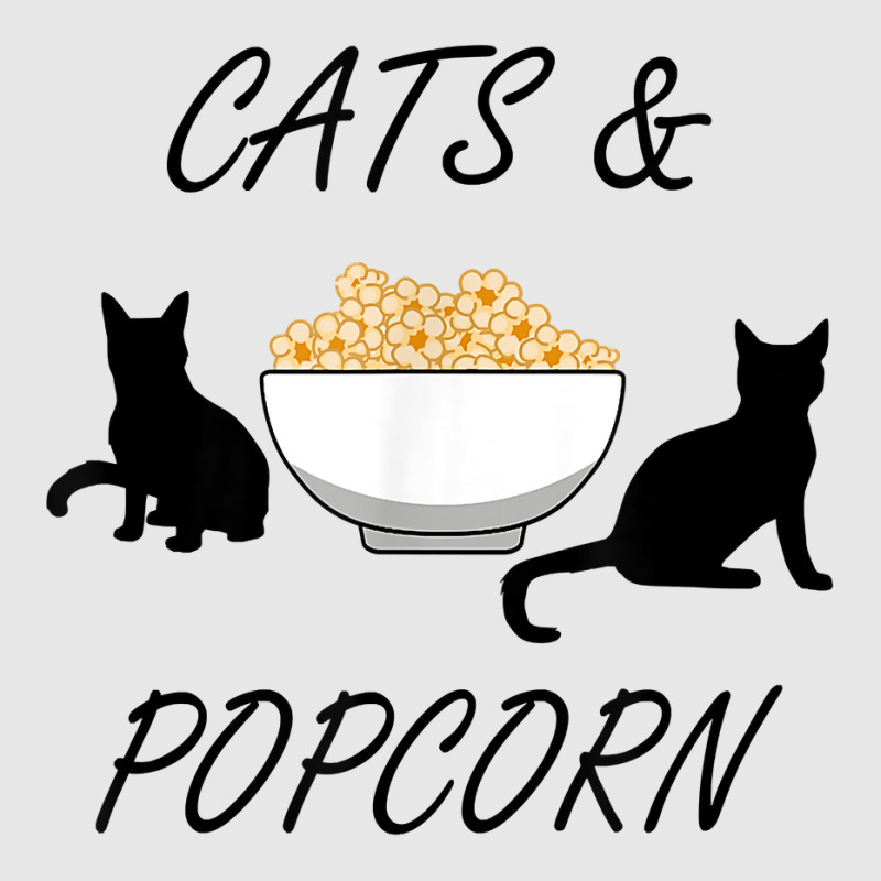 Popcorn And Cats Cute Kitty Pop Corn Eating T Shirt Hoodie & Jogger Set | Artistshot