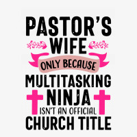 Pastor Wife Funny Ninja Christian Ladies Fitted T-shirt | Artistshot