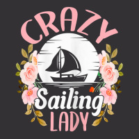 Womens Sailing Shirt Funny Crazy Sailing Lady Sailboat T Shirt Vintage Short | Artistshot