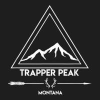 Trapper Peak Montana Bitterroot Mountains Outdoor T Shirt Classic T-shirt | Artistshot