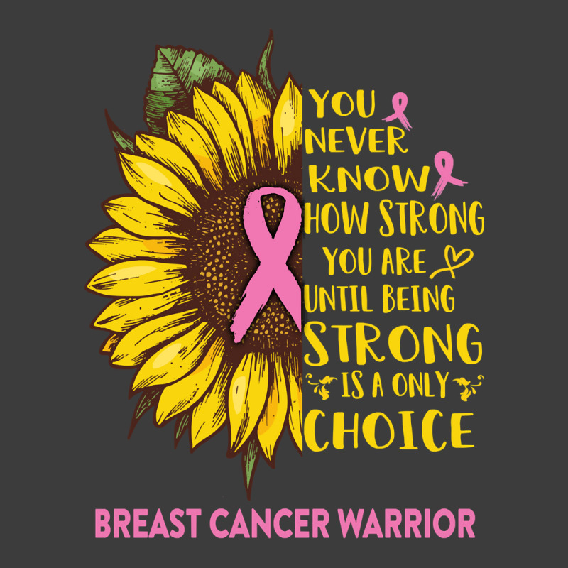 Breast Cancer Warrior You Never Know How Strong You Are Sunflower Love Men's Polo Shirt | Artistshot