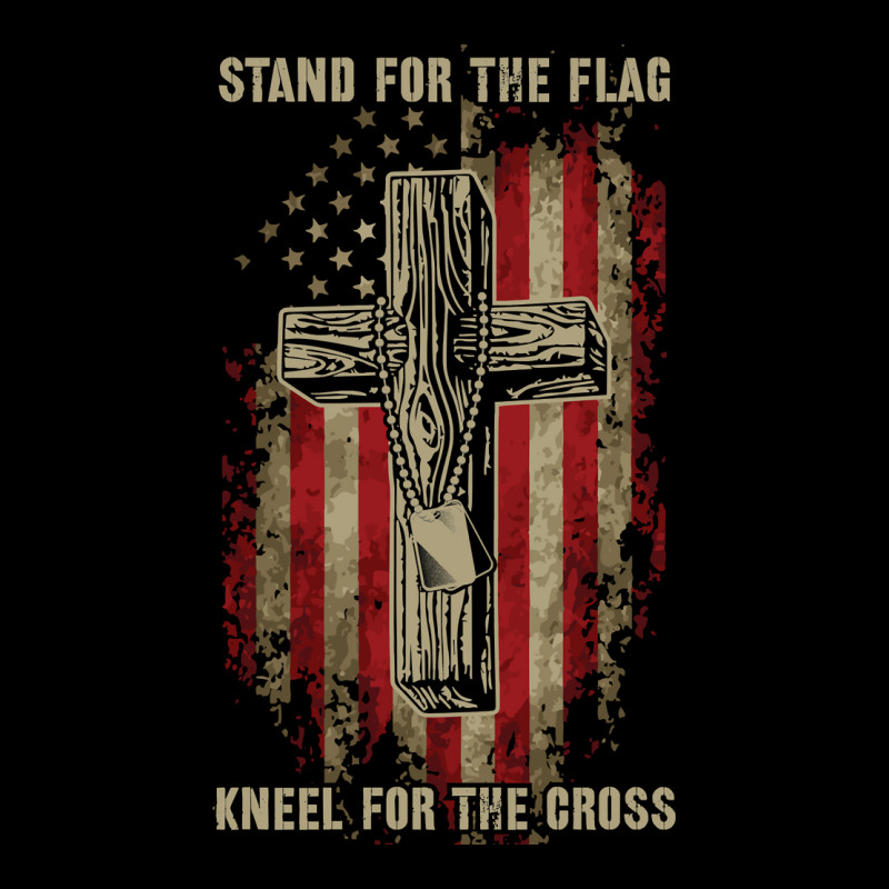 Veteran Veterans Day Stand For The Flag Kneel For The Cross 432 Navy S Adjustable Cap by circularflap | Artistshot