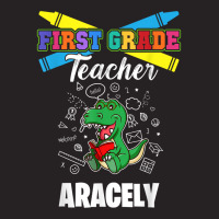 First Grade Teacher   Aracely   First Name Personalized T Shirt Vintage Cap | Artistshot