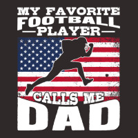 Football My Favorite Football Player Calls Me Dad Flag 397 Football Racerback Tank | Artistshot