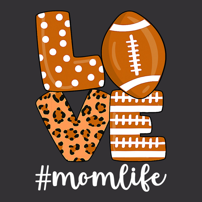 Football Love Football American Mom Life Player Leopard Vintage Hoodie by circularflap | Artistshot