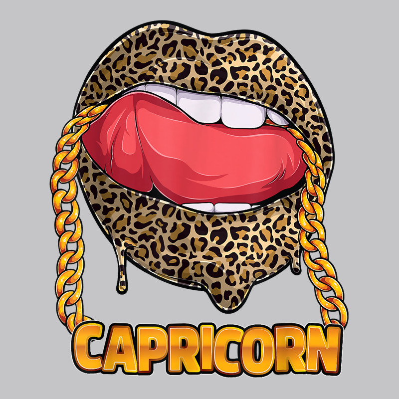 Capricorn Girl Juicy Lips Leopard Print Astrology Zodiac T Shirt Baby Bodysuit | Artistshot