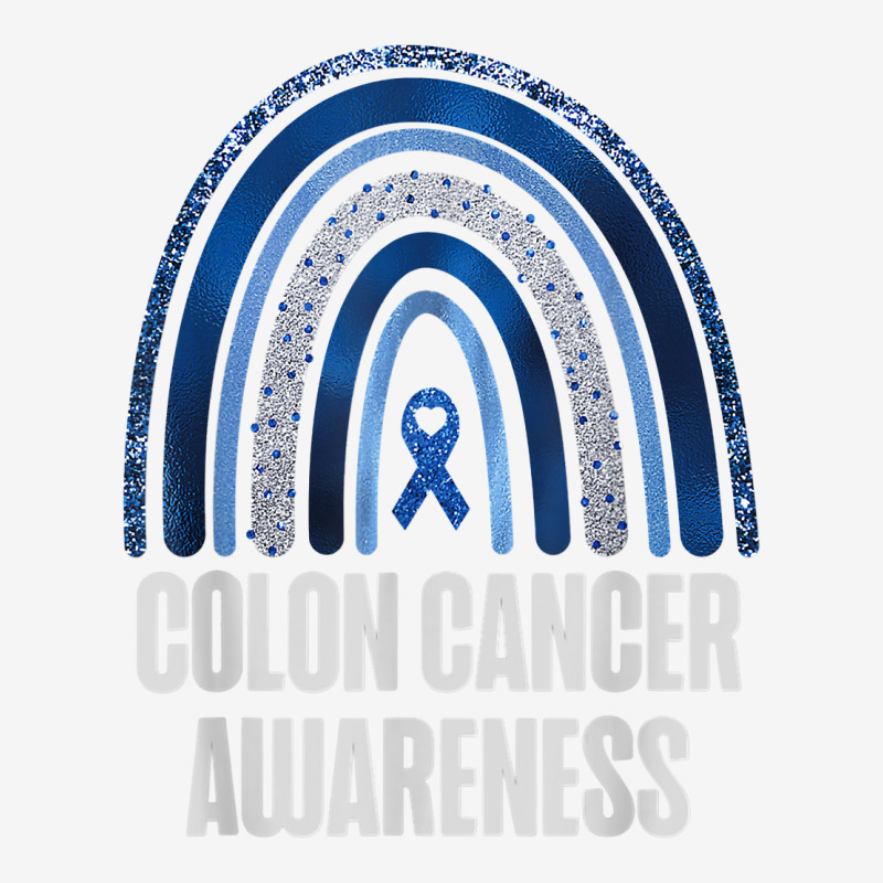 Colon Cancer Awareness Blue Ribbon And Rainbow Trending T Shirt Camper Cup | Artistshot