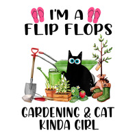 I'm A Flip Flops Gardening Cat Kinda Girl Gardener T Shirt Men's T-shirt Pajama Set | Artistshot