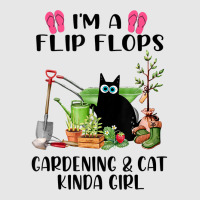 I'm A Flip Flops Gardening Cat Kinda Girl Gardener T Shirt Unisex Jogger | Artistshot