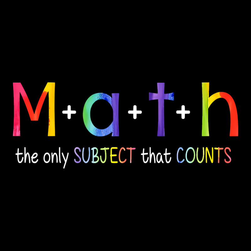 Math The Only Subject That Counts Funny Bun Math Teacher Day T Shirt Fleece Short | Artistshot