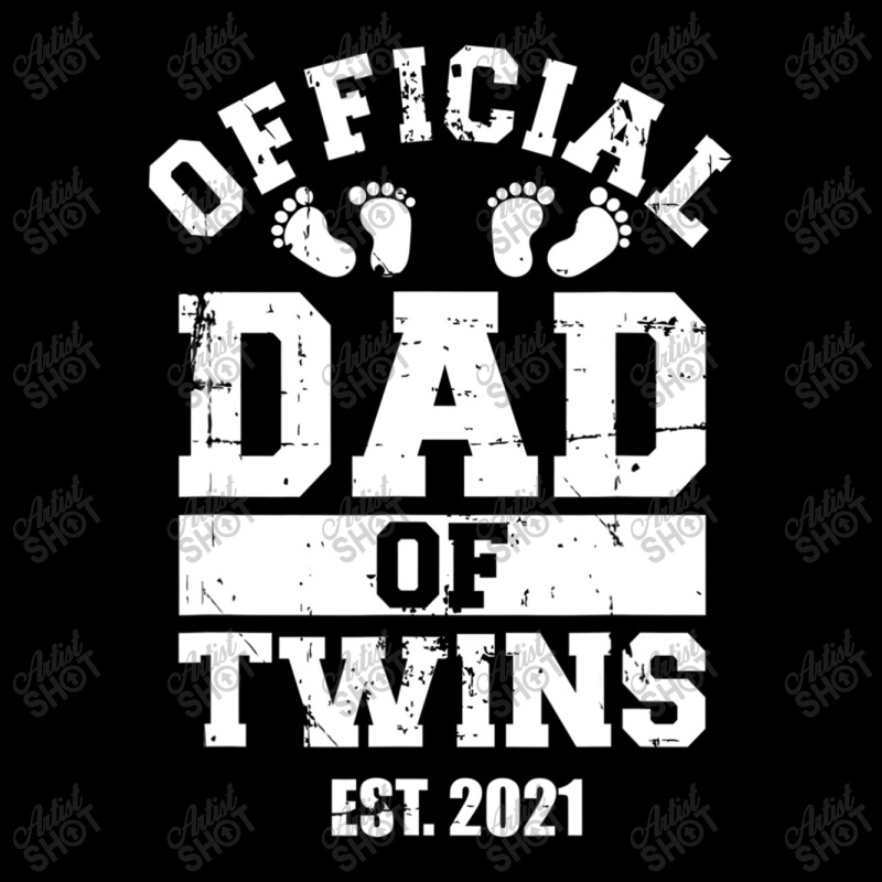 Official Dad Of Twins 2021 T Shirt Fleece Short | Artistshot