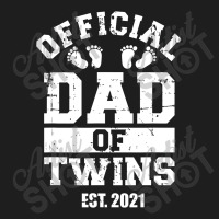 Official Dad Of Twins 2021 T Shirt Classic T-shirt | Artistshot