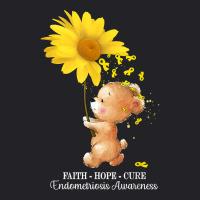 Faith Hope Cure Yellow Endometriosis Awareness T Shirt Youth Tee | Artistshot