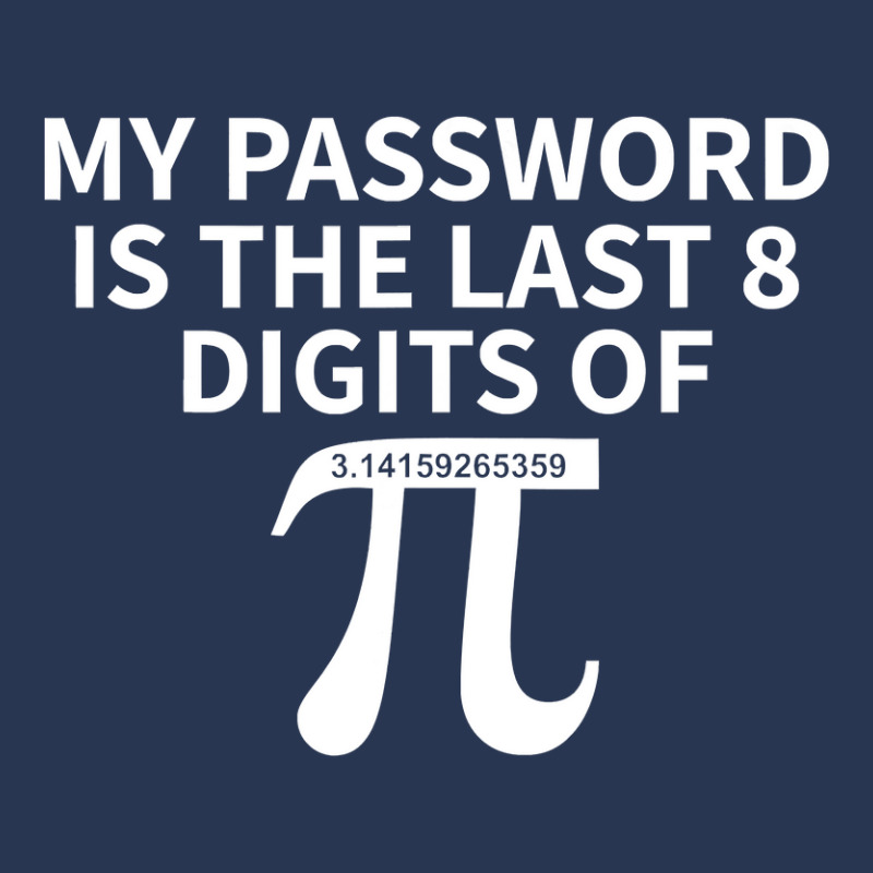 Password Is Last 8 Digits Of Pi   Pi Approximation Day Math T Shirt Ladies Denim Jacket by longduong89 | Artistshot