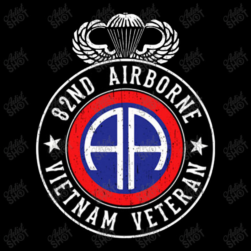 82nd Airborne Design 82nd Airborne Vietnam Veteran Cropped Sweater by renkuz | Artistshot