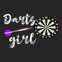 Darts Girl Dart Player Arrow Game Bullseye Board Dartboard T Shirt Ladies Fitted T-shirt | Artistshot