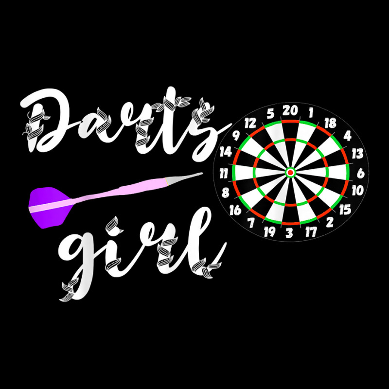 Darts Girl Dart Player Arrow Game Bullseye Board Dartboard T Shirt Women's V-Neck T-Shirt by TappanSajan | Artistshot