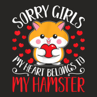 Cute Hamster Pet Lover Lifestyle My Heart Belongs To Hamster T Shirt Ladies Fitted T-shirt | Artistshot