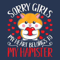 Cute Hamster Pet Lover Lifestyle My Heart Belongs To Hamster T Shirt Ladies Denim Jacket | Artistshot