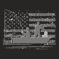 Fishing T  Shirt American Fisherman  Angle Fish Camouflage U S Flag Fi Ladies Fitted T-shirt | Artistshot