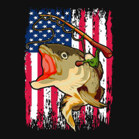 Fishing T  Shirt Fish Angling Hobby U S Flag American Fisherman Fishin Baby Bibs | Artistshot