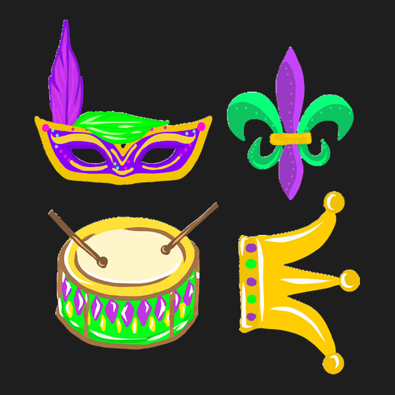 Mardi Gras Mask Parade Outfit Idea T  Shirt Mardi Grass Parade Outfit Classic T-shirt | Artistshot