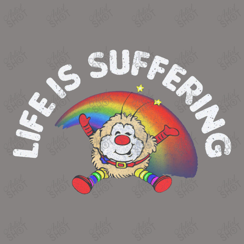 Life Is Suffering,nihilist Rainbow Brite Design,life Is Suffering Adjustable Cap by bedaopini | Artistshot