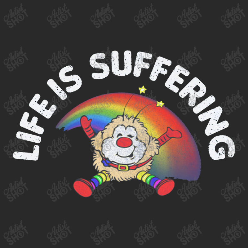 Life Is Suffering,nihilist Rainbow Brite Design,life Is Suffering Printed hat by bedaopini | Artistshot